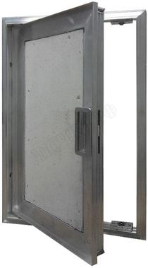 Люк под плитку Техно Противопожарный 2 створки 1400*550 Люк под плитку Техно Противопожарный 2 створки 1400*550