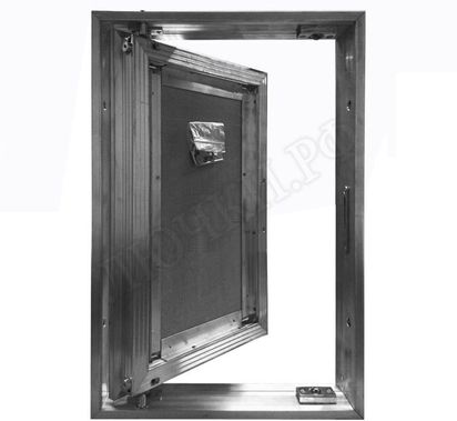 Люк под плитку Техно Противопожарный 2 створки 1400*550 Люк под плитку Техно Противопожарный 2 створки 1400*550