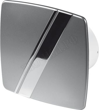 Вытяжной вентилятор Awenta System+, Turbo, 100 KWT100M, Linea, PLS100, Серебро (сатин), пластик Вытяжной вентилятор Awenta System+, Turbo, 100 KWT100M, Linea, PLS100, Серебро (сатин), пластик