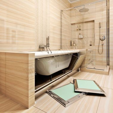 Люк нажимной под ванную Экран 1750*600 Люк нажимной под ванную Экран 1750*600