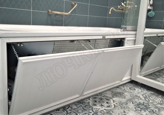 Люк нажимной под ванную Экран 1750*600 Люк нажимной под ванную Экран 1750*600