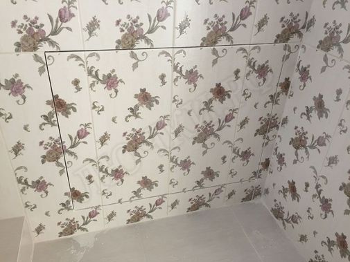 Люк под плитку Нажимной Железяка, 1 створка Люк под плитку Нажимной Железяка, 1 створка