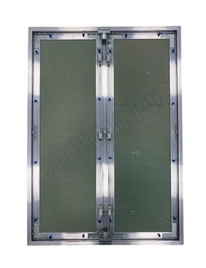 Люк под покраску Хаммер Гиппократ для установки в потолок, 2 створки, съёмная перегородка Люк под покраску Хаммер Гиппократ для установки в потолок, 2 створки, съёмная перегородка