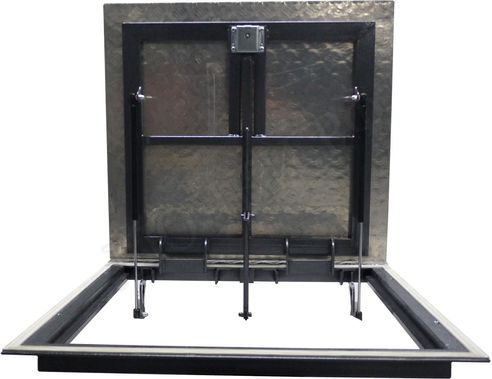 Уличный люк Дворник Уголок, нержавеющий рифленый лист 500*1400 Уличный люк Дворник Уголок, нержавеющий рифленый лист 500*1400