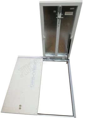 Напольный люк Самоподъемный Невидимка короб 2 створки 1000*1650 Напольный люк Самоподъемный Невидимка короб 2 створки 1000*1650