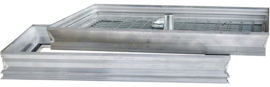 Напольный люк Премиум 50 мм 2 створки 500*1450 Напольный люк Премиум 50 мм 2 створки 500*1450