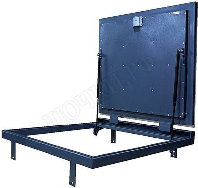 Напольный люк Самоподъемный Усиленный, Короб, Сталь, 1 створка Напольный люк Самоподъемный Усиленный, Короб, Сталь, 1 створка