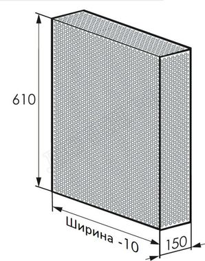 Радиаторный экран С перфорацией Кружок Металлический верх 790*610 Радиаторный экран С перфорацией Кружок Металлический верх 790*610