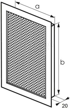 с перфорацией ПВС врезная 150*450, RAL 7024 матовый с перфорацией ПВС врезная 150*450, RAL 7024 матовый