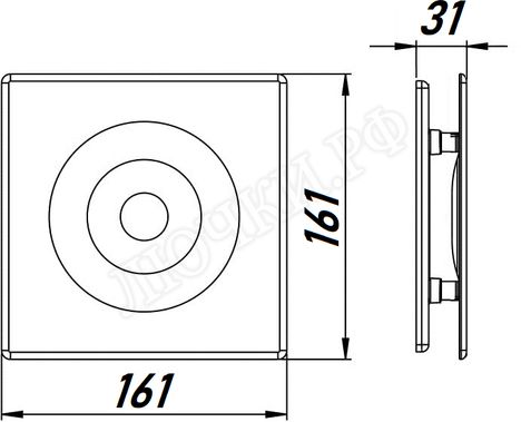 Вытяжной вентилятор Awenta System+, Turbo, 100, KWT100M, POS100, Серебро (сатин), пластик Вытяжной вентилятор Awenta System+, Turbo, 100, KWT100M, POS100, Серебро (сатин), пластик