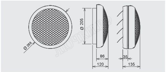 Вытяжной вентилятор HCM N 180N Вытяжной вентилятор HCM N 180N