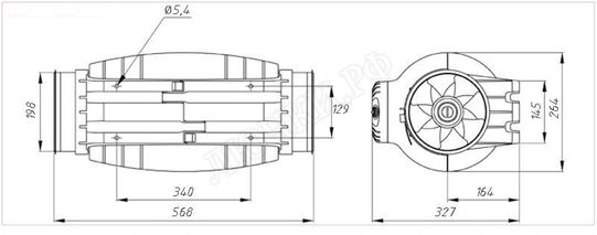 Вытяжной вентилятор канальный Soler & Palau TD800/200 SILENT 230V 50 осевой Вытяжной вентилятор канальный Soler & Palau TD800/200 SILENT 230V 50 осевой
