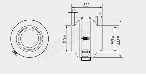 Вентилятор Vent 200NK Вентилятор Vent 200NK