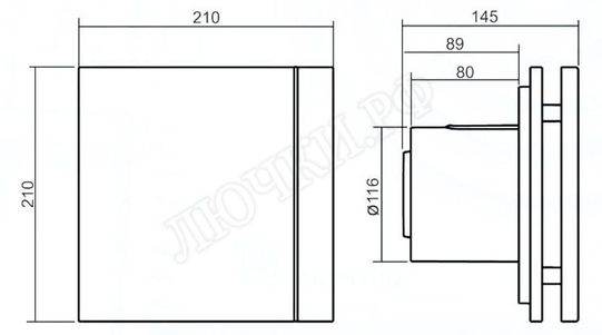 Вентилятор SILENT-200 CHZ DESIGN-3C Вентилятор SILENT-200 CHZ DESIGN-3C